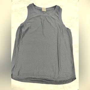 Calia Diamond Mesh Running Tank in a dusky blue - Size M
